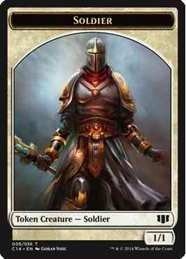 Soldier Token (06) // Spirit Token (07) [Commander 2014 Tokens] [Non-Foil]