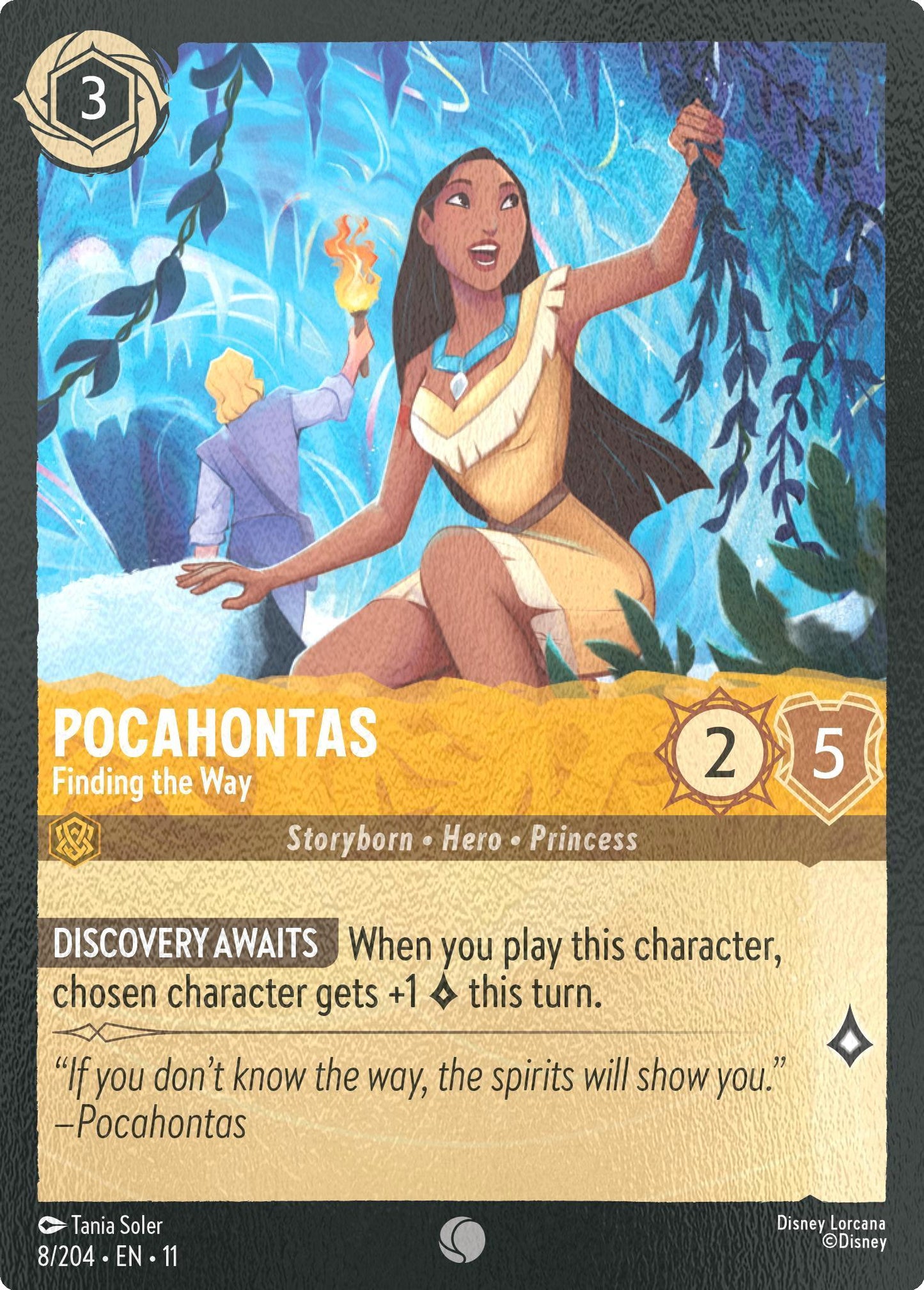Pocahontas - Finding the Way - 8/204 [Winterspell] [Cold Foil]