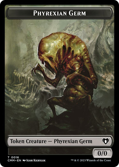 Eldrazi Spawn Token (03) // Phyrexian Germ Token (16) [Commander Masters: Tokens] [Non-Foil]