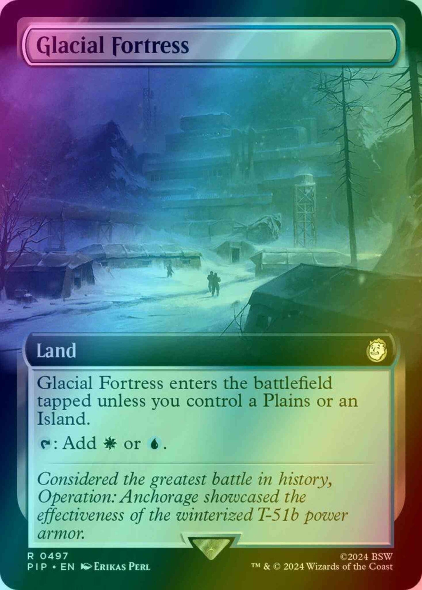 Glacial Fortress [497] [Extended Art] [Fallout] [Foil]
