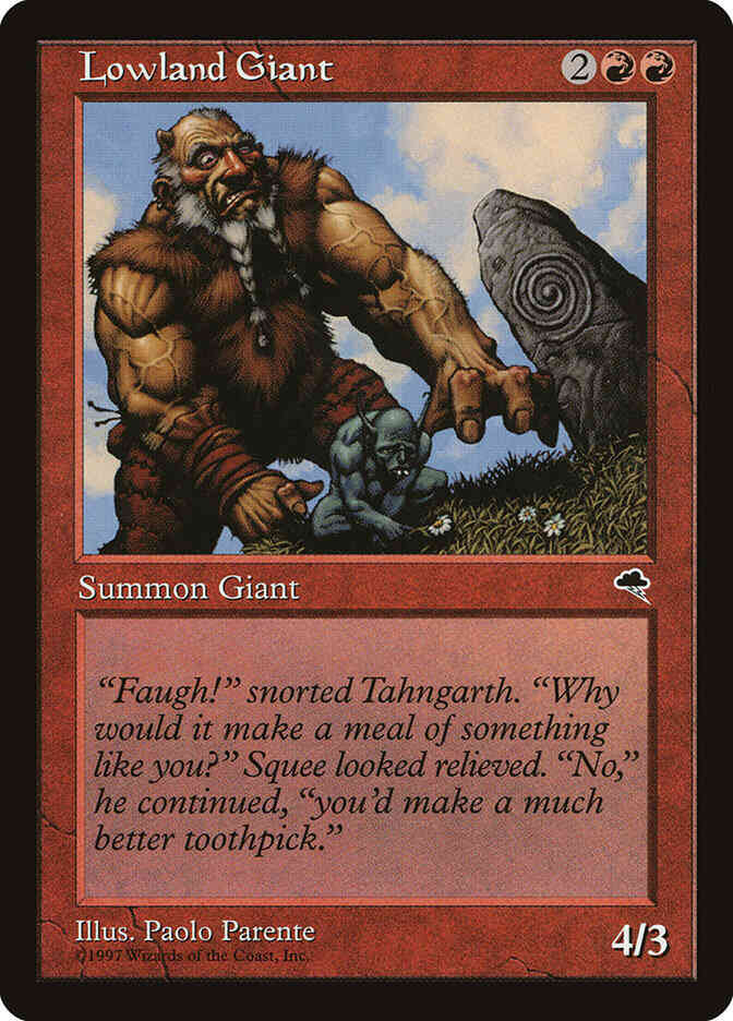 Lowland Giant [187] [Tempest] [Non-Foil]