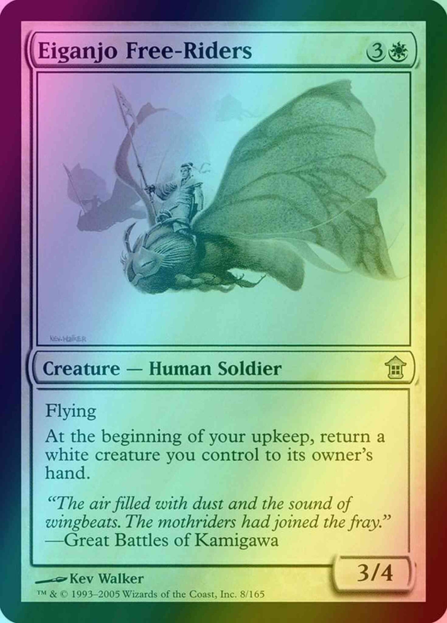 Eiganjo Free-Riders [8] [Saviors of Kamigawa] [Foil]