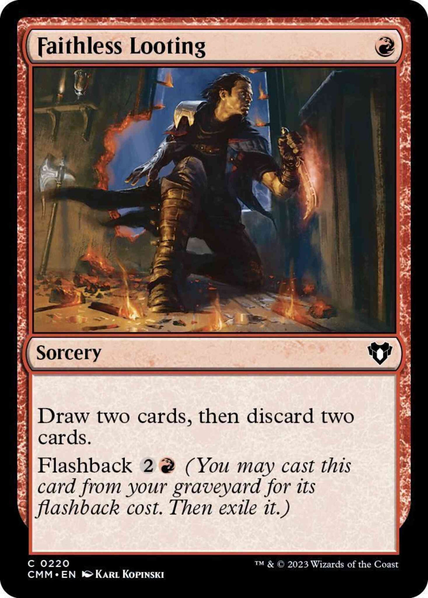Faithless Looting [220] [Commander Masters] [Non-Foil]