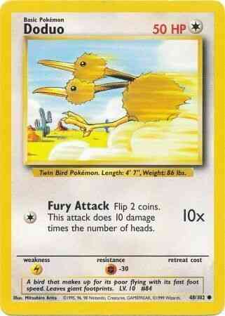 Doduo - 48/102 - Common - Unlimited [base1U-48] [Non-Holo]