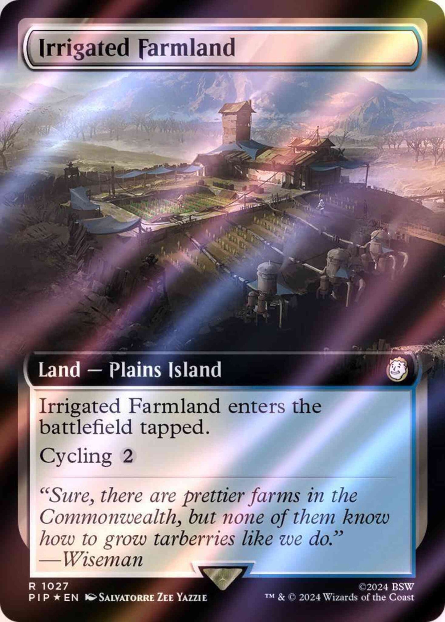 Irrigated Farmland [1027] [Extended Art] [Fallout] [Surge Foil]