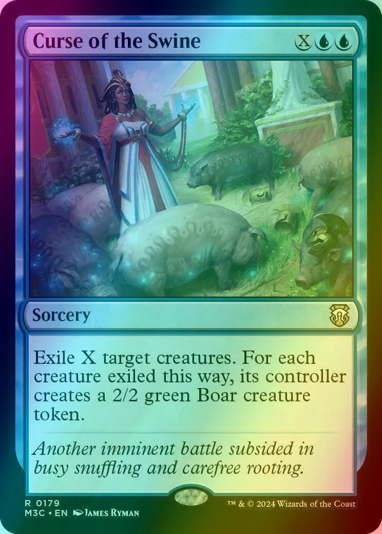 Curse of the Swine [179] [Modern Horizons 3: Commander] [Ripple Foil]