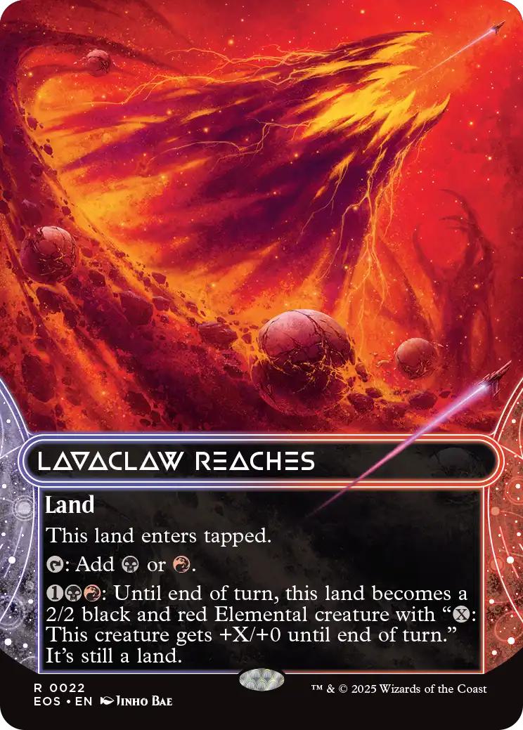 Lavaclaw Reaches [22] [Borderless] [Edge of Eternities: Stellar Sights] [Non-Foil]