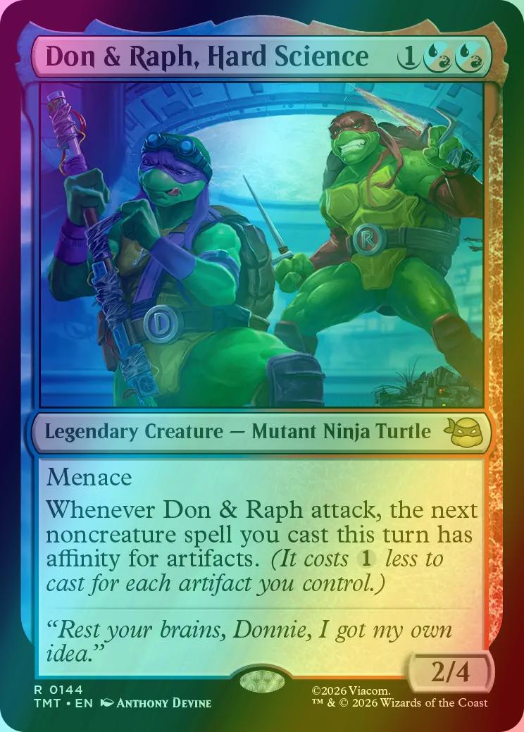 Don & Raph, Hard Science [144] [Teenage Mutant Ninja Turtles] [Foil]