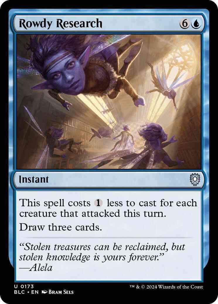 Rowdy Research [173] [Bloomburrow: Commander] [Non-Foil]