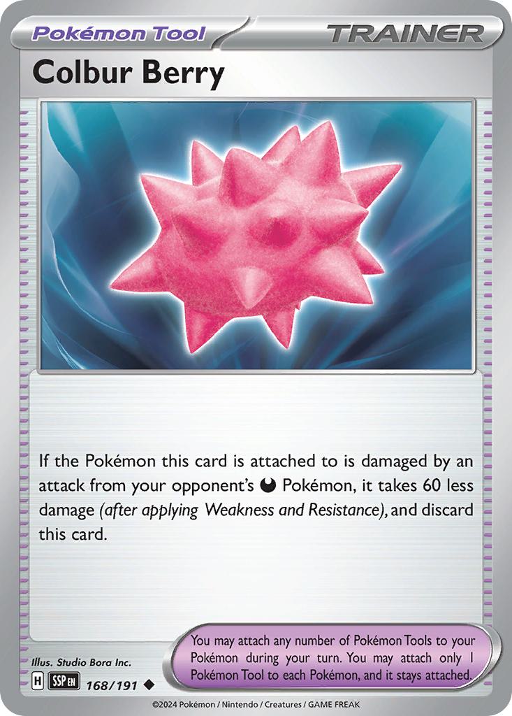 Colbur Berry - 168/191 - Uncommon [sv08-168] [Non-Holo]