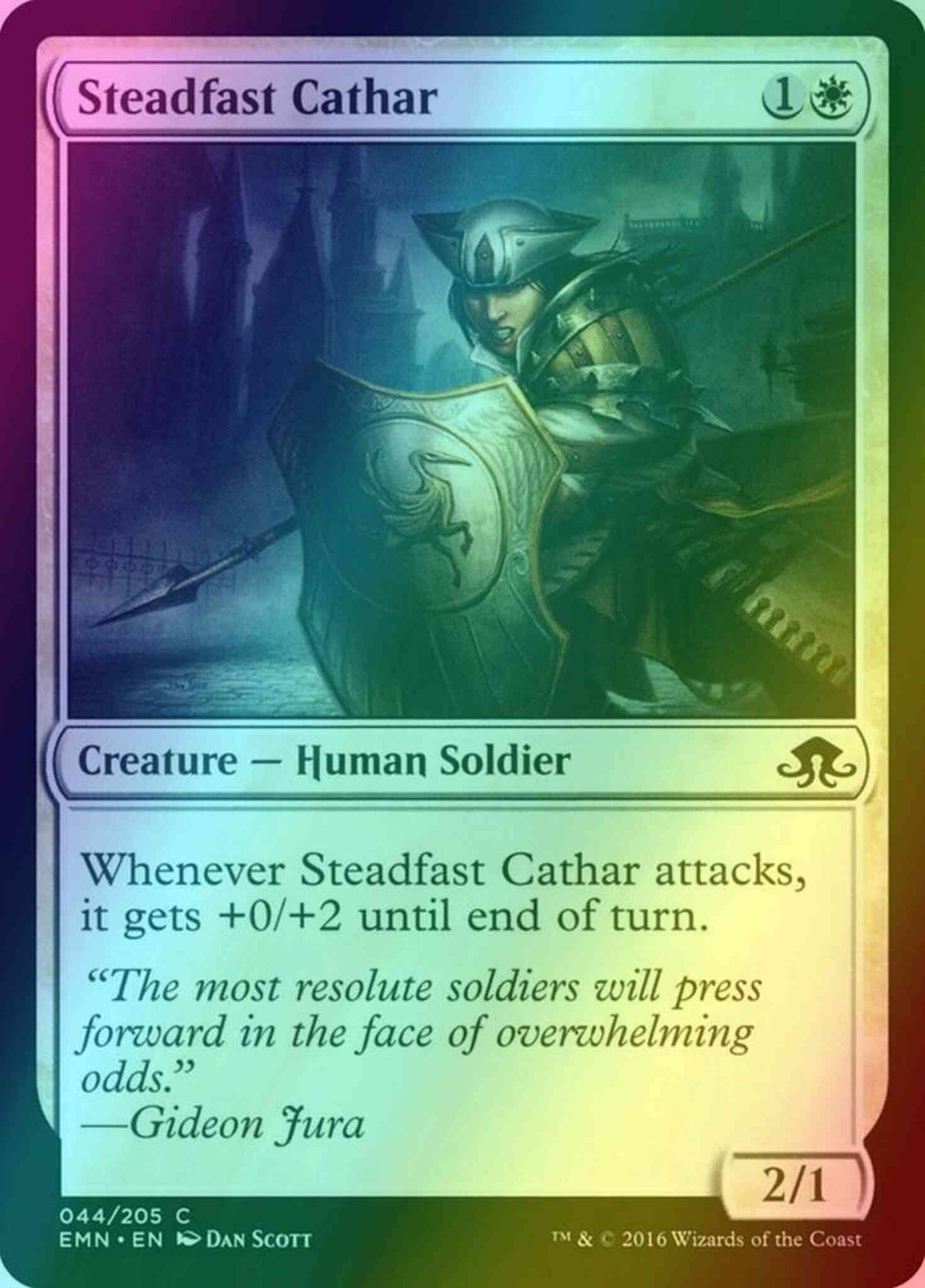 Steadfast Cathar [44] [Eldritch Moon] [Foil]
