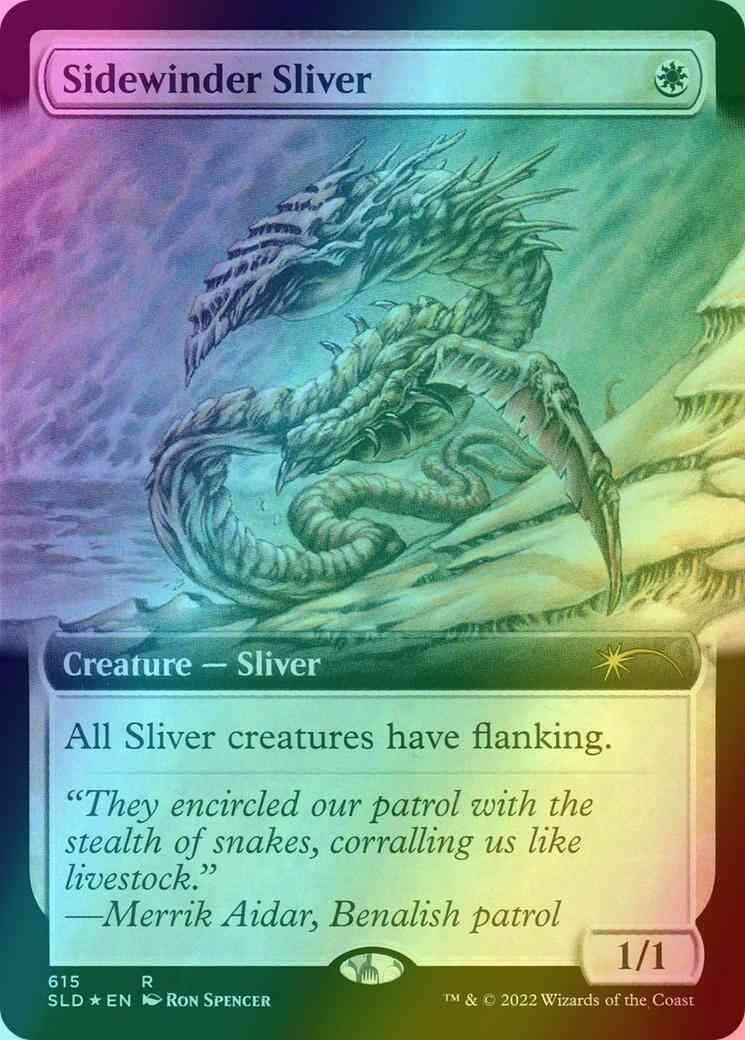 Sidewinder Sliver [0615] [Extended Art] [Ron Spencer] [Secret Lair Drop] [Foil]