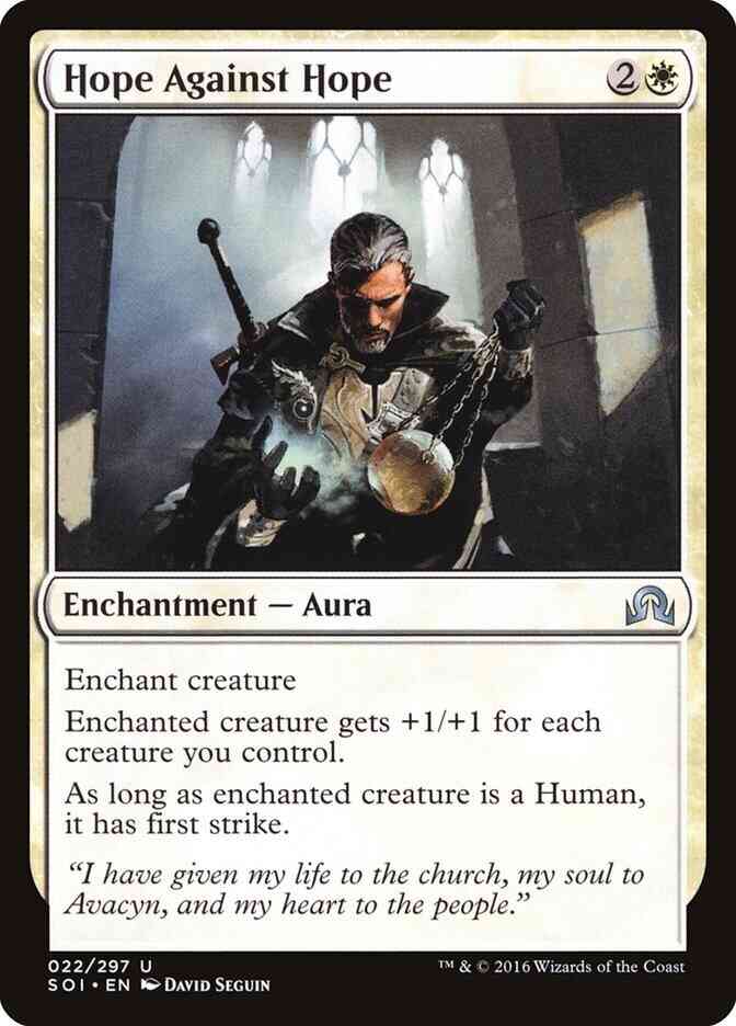 Hope Against Hope [22] [Shadows over Innistrad] [Non-Foil]