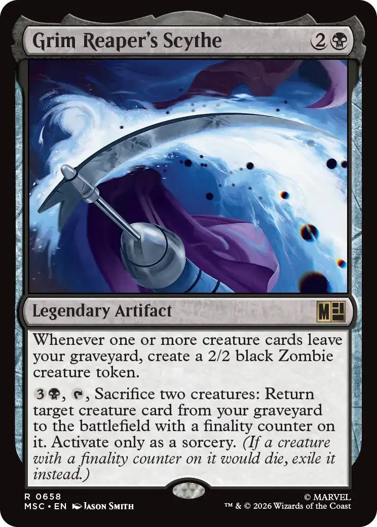Grim Reaper's Scythe [658] [Jumpstart] [Marvel Super Heroes: Commander] [Non-Foil]