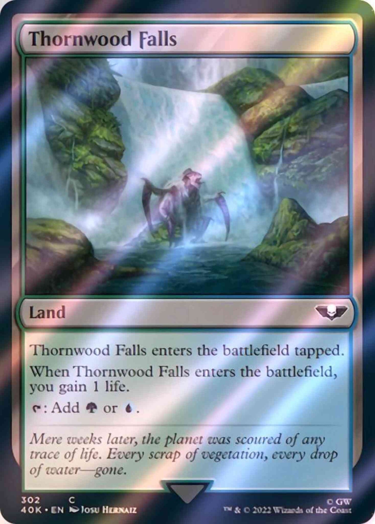 Thornwood Falls [302] [Universes Beyond: Warhammer 40,000] [Surge Foil]