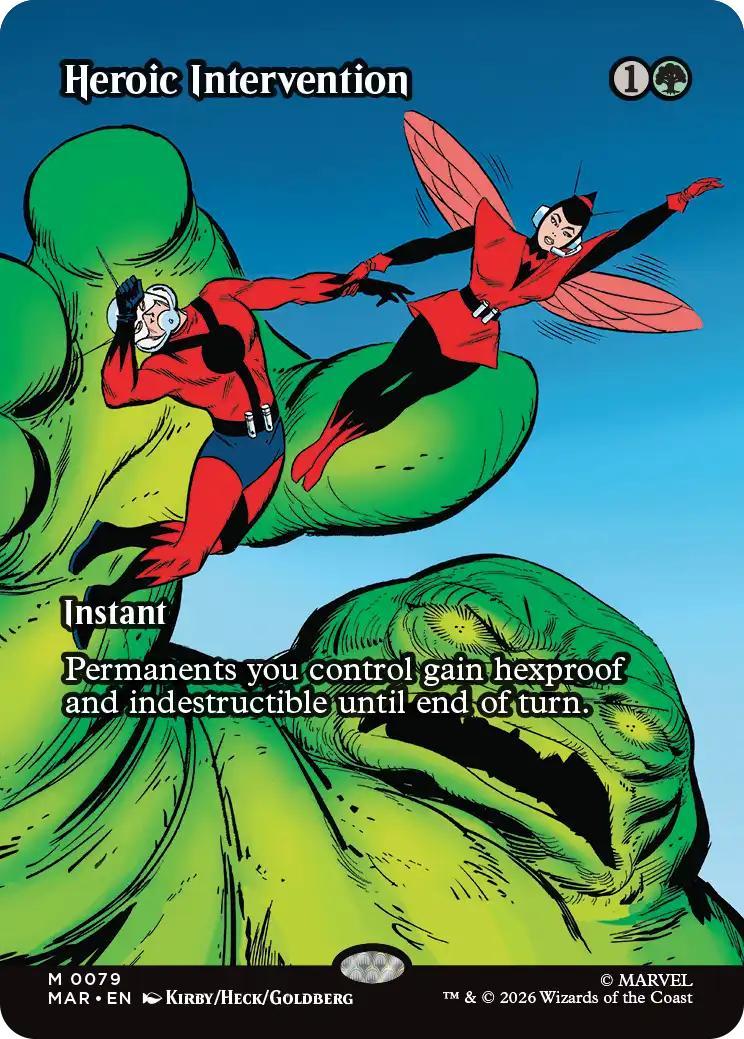 Heroic Intervention [79] [Borderless] [Source Material] [Marvel Universe] [Non-Foil]