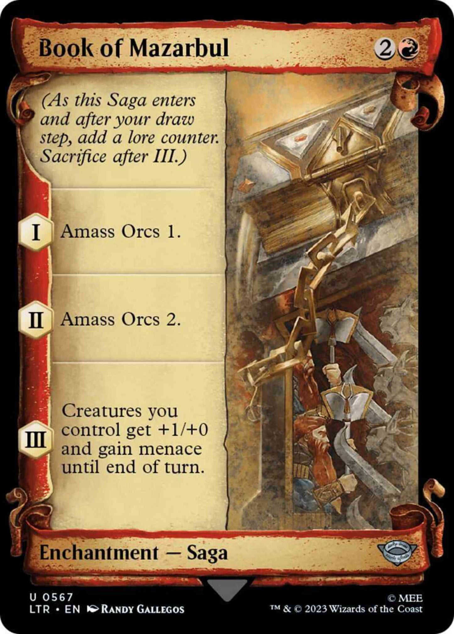Book of Mazarbul [567] [Scrolls Showcase] [The Lord of the Rings: Tales of Middle-earth] [Non-Foil]