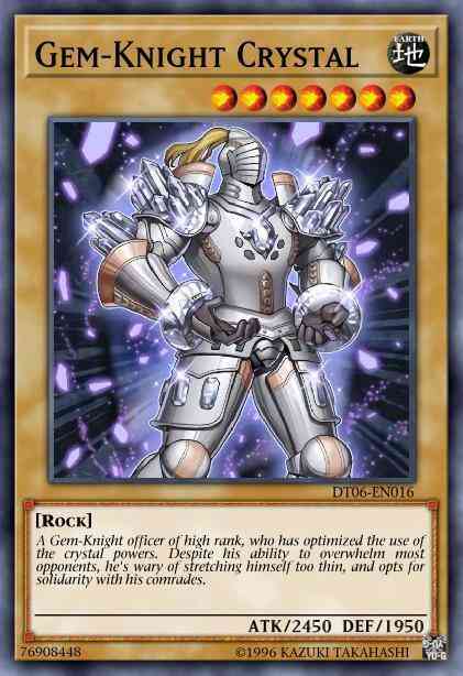 Gem-Knight Crystal - HA06-EN001 - Super Rare - 1st Edition