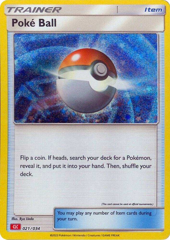 Poké Ball - 021/034 - Promo - CLC [tcgc-CLC021] [Holo]