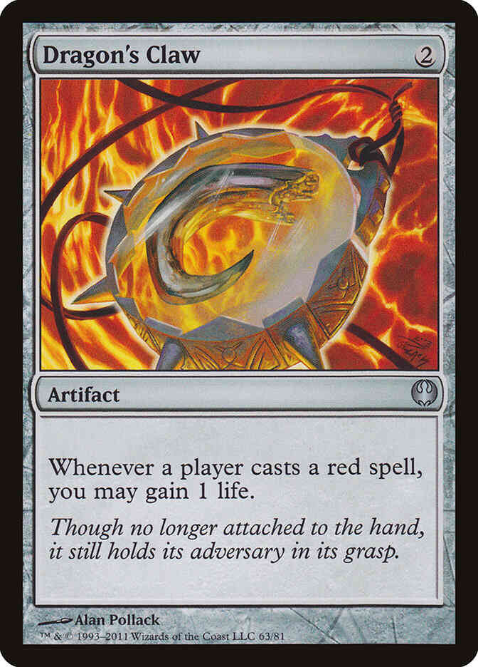 Dragon's Claw [63] [Duel Decks: Knights vs. Dragons] [Non-Foil]