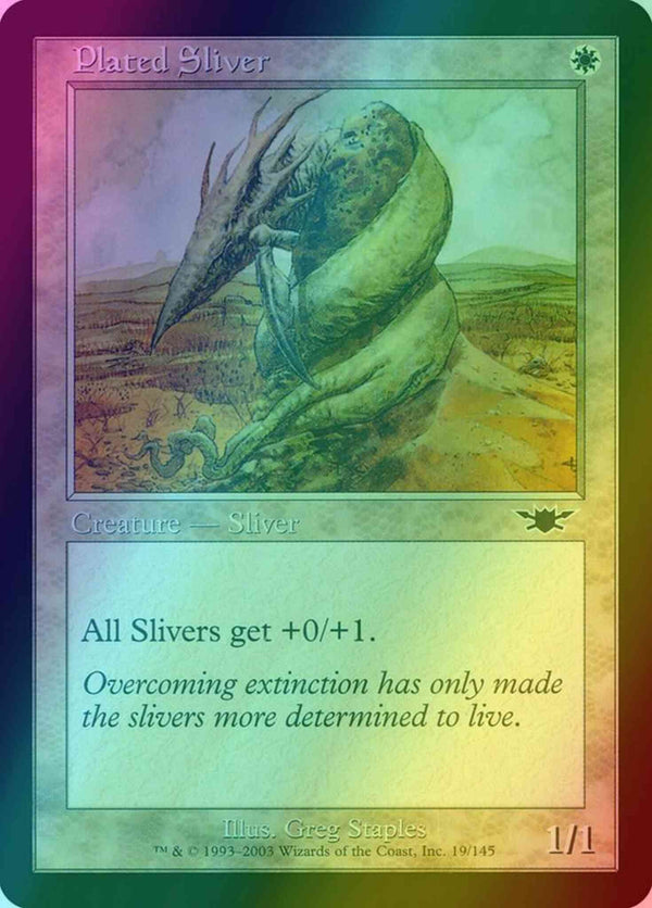 Plated Sliver [19] [Legions] [Foil]