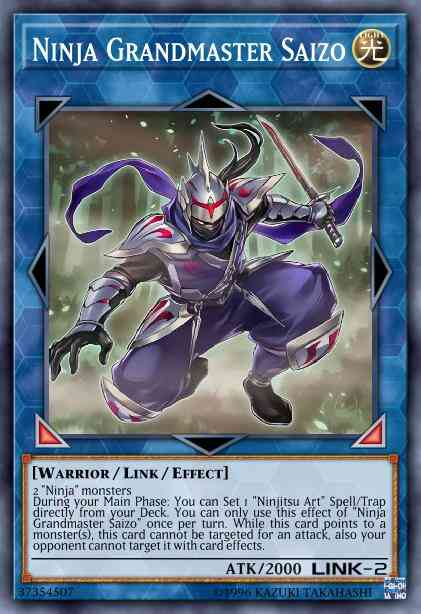 Ninja Grandmaster Saizo - SHVA-EN011 - Secret Rare - 1st Edition