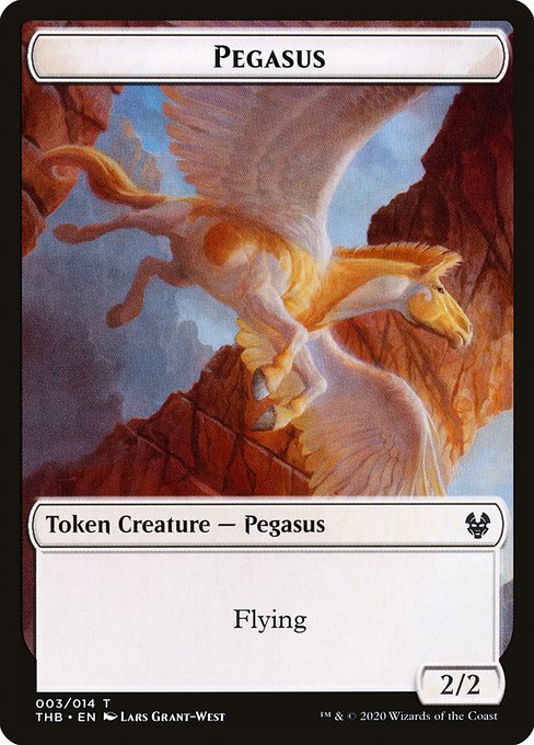 Illusion Token (06) // Pegasus Token (03) [ZNR/THB Set Symbol] [Challenger Deck 2021 Tokens] [Non-Foil]