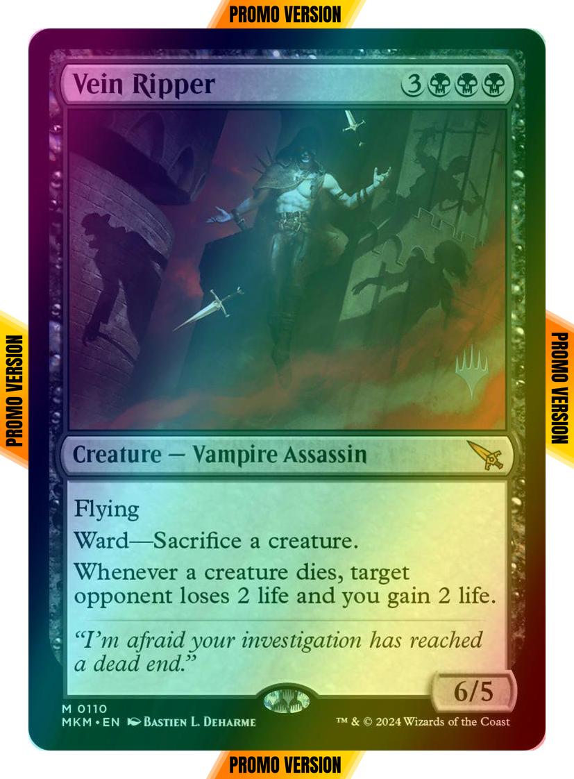 Vein Ripper [110p] [Promo Pack] [Murders at Karlov Manor: Promos] [Foil]
