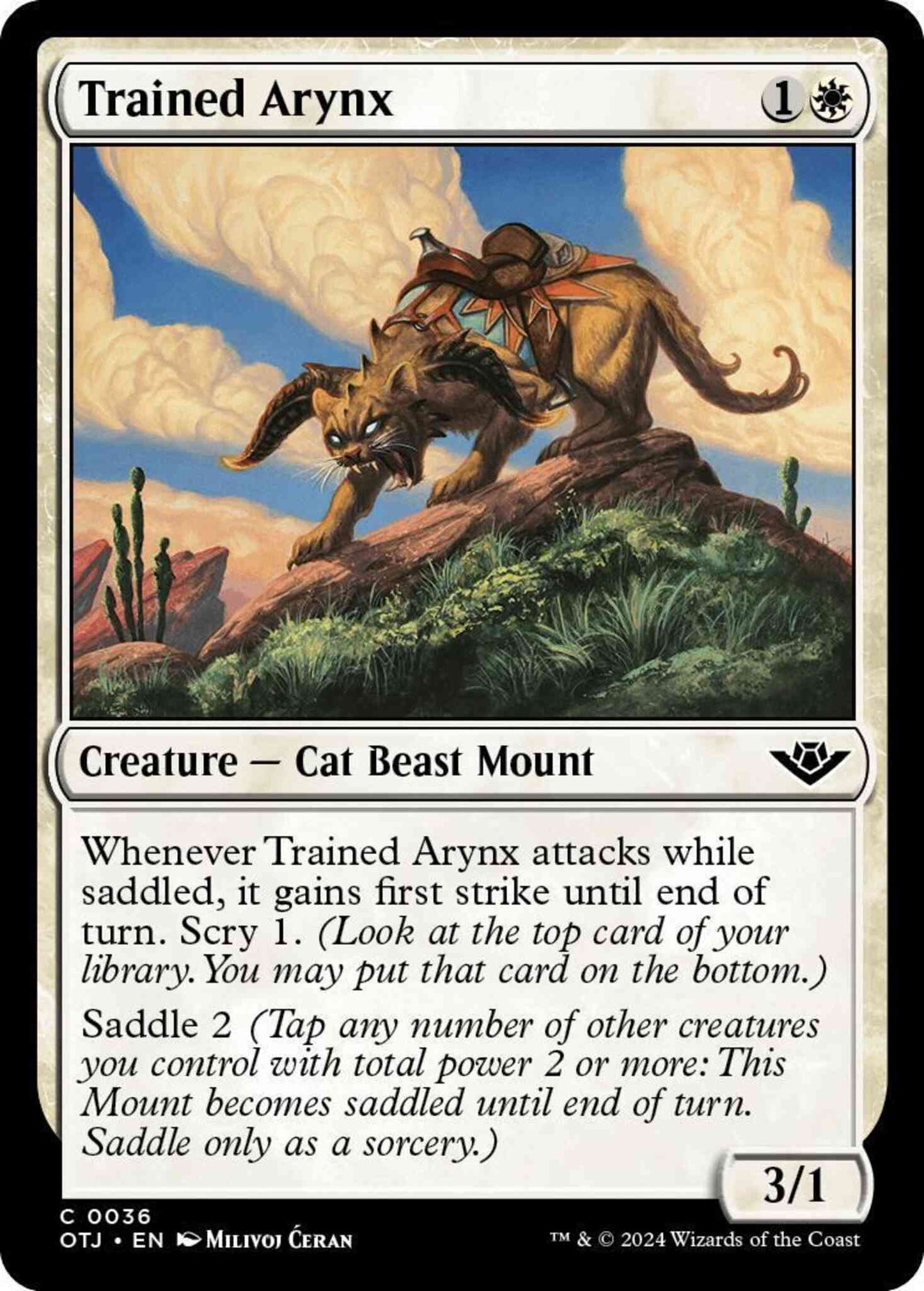 Trained Arynx [36] [Outlaws of Thunder Junction] [Non-Foil]
