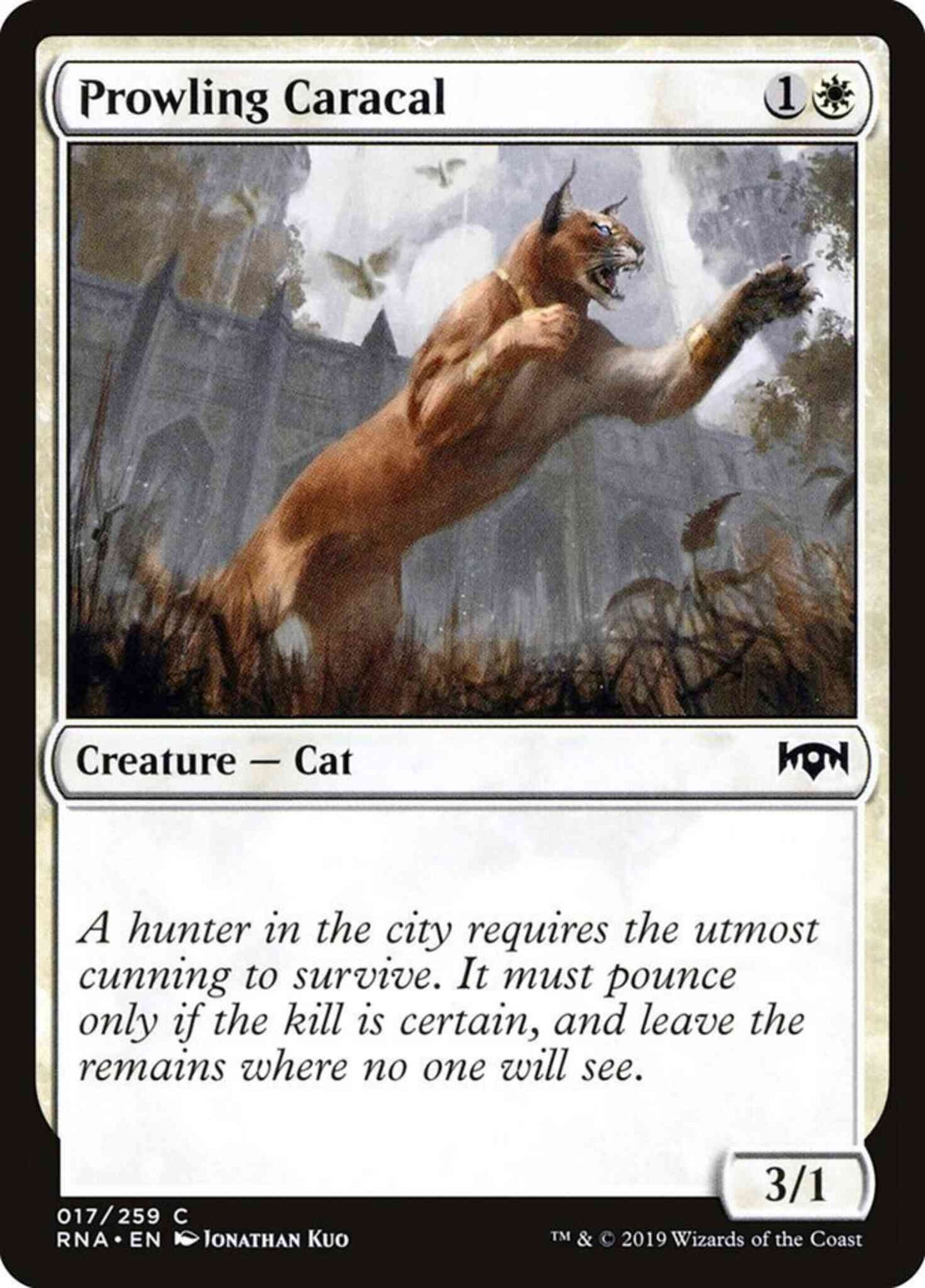 Prowling Caracal [17] [Ravnica Allegiance] [Non-Foil]