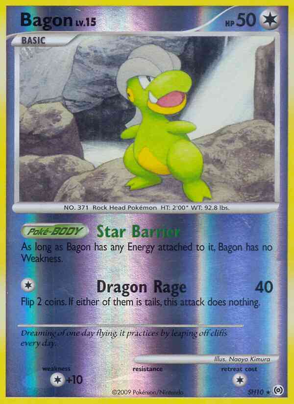 Bagon - SH10 - Rare [pl4-SH10] [Reverse Holo]