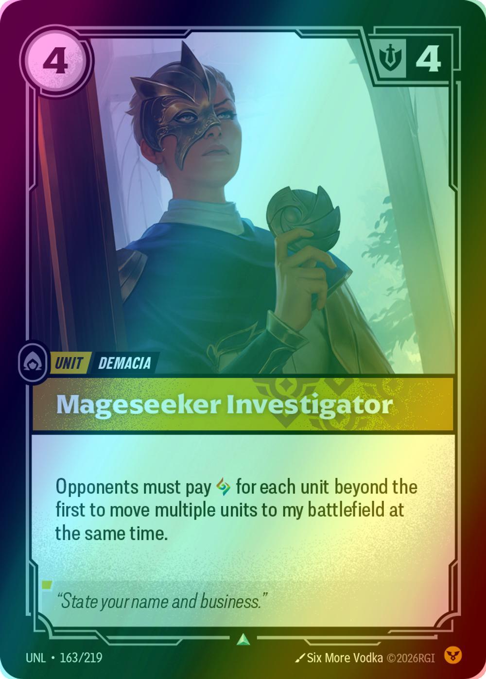 Mageseeker Investigator - 163/219 [Unleashed] [Foil]