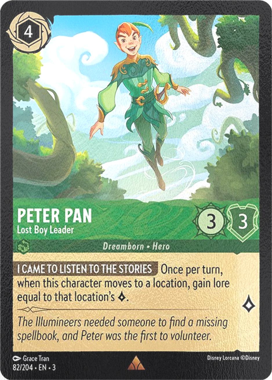 Peter Pan - Lost Boy Leader - 82/204 [Into the Inklands] [Cold Foil]