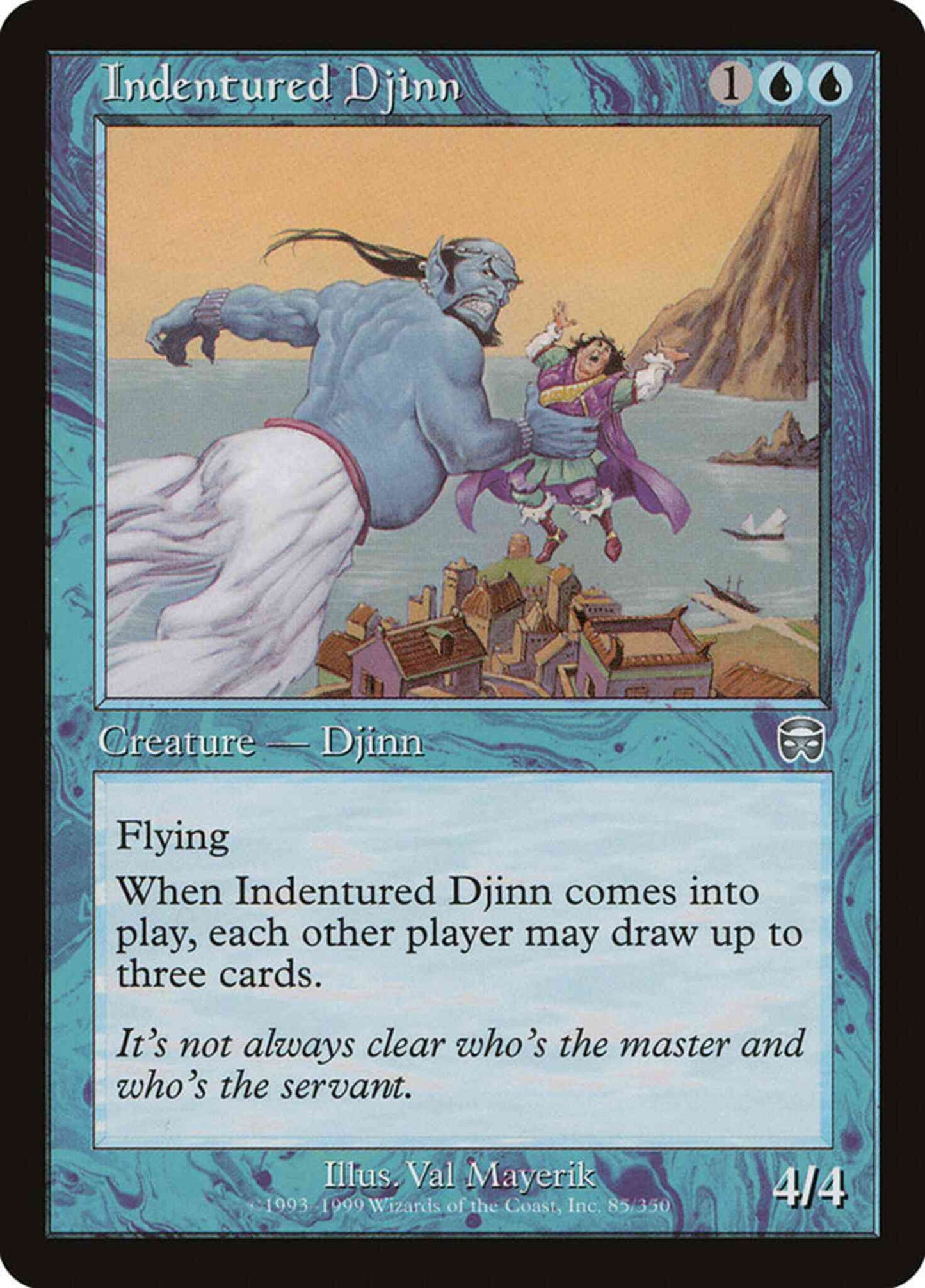 Indentured Djinn [85] [Mercadian Masques] [Non-Foil]