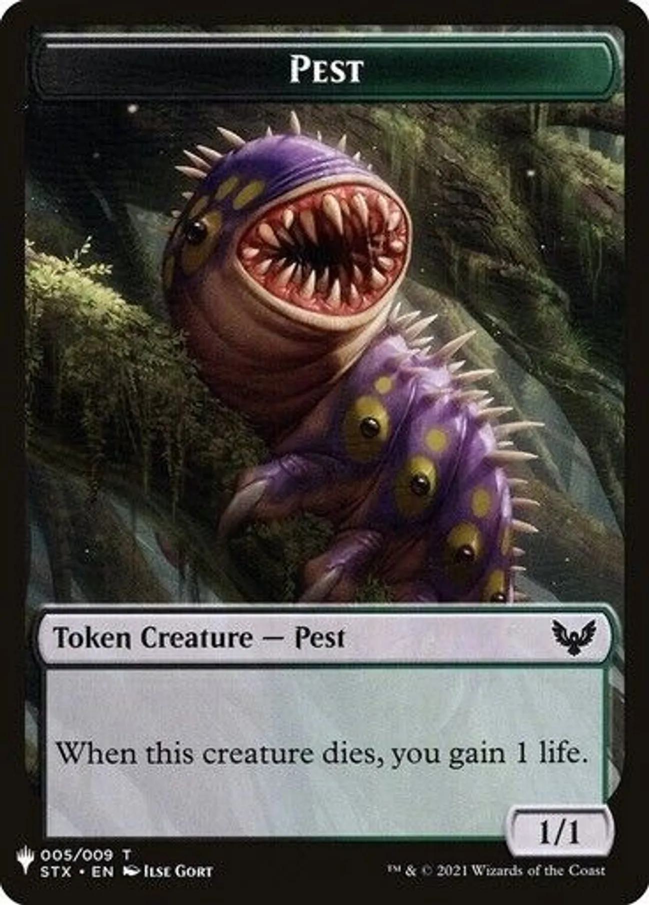 Jace, Telepath Unbound Emblem (12) // Pest Token (05) [TORI-12] [ORI/STX Set Symbol] [The List] [Non-Foil]