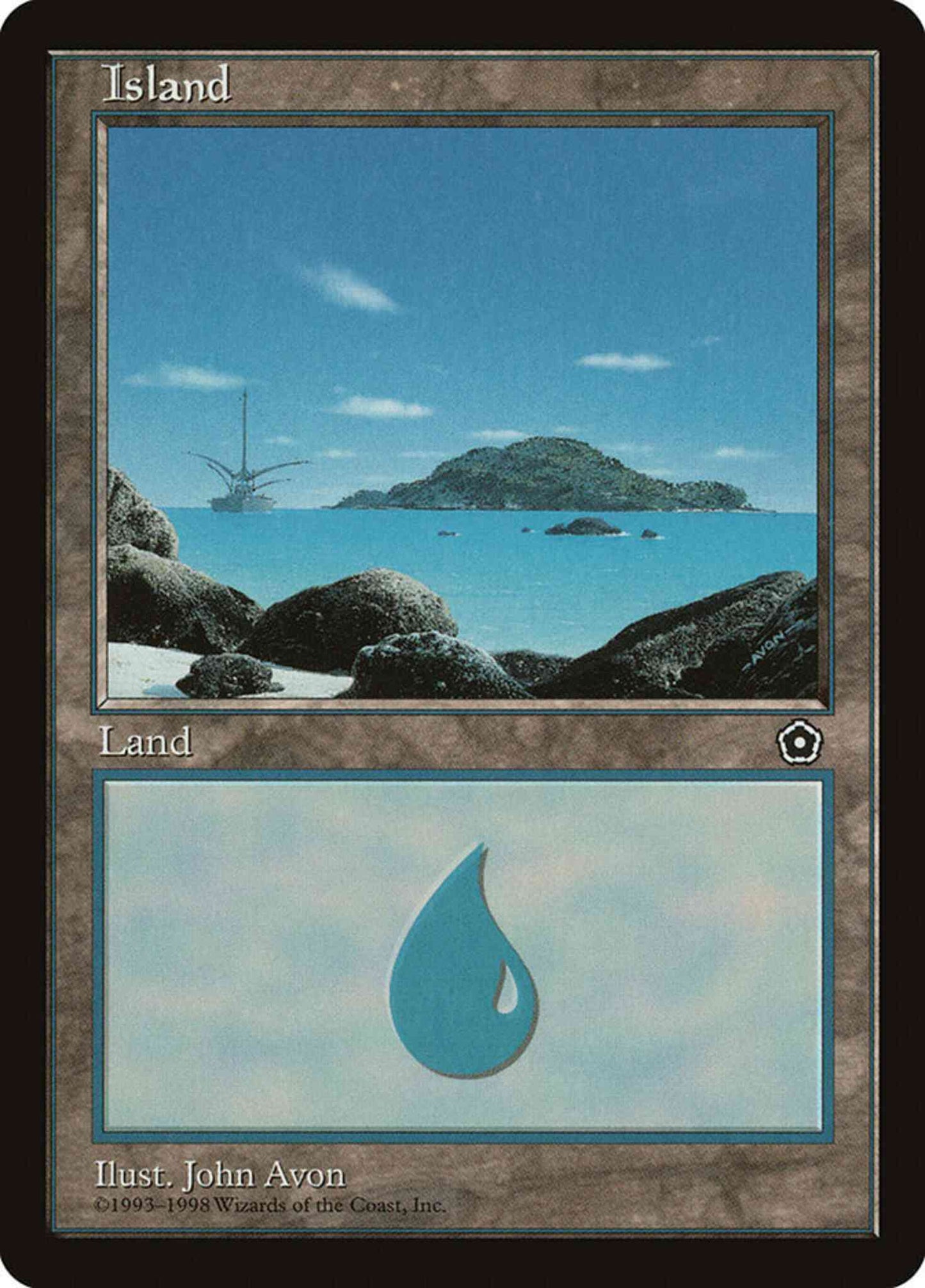 Island [156] [Rocks] [Portal Second Age] [Non-Foil]