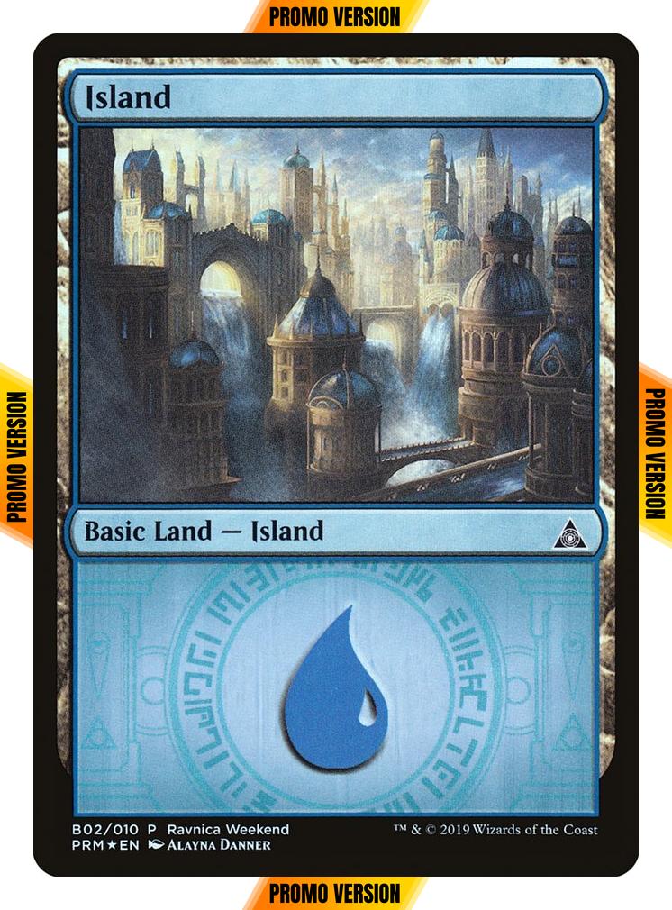 Island [B2] [2019] [B02] [Azorius] [RNA Ravnica Weekend] [Foil]