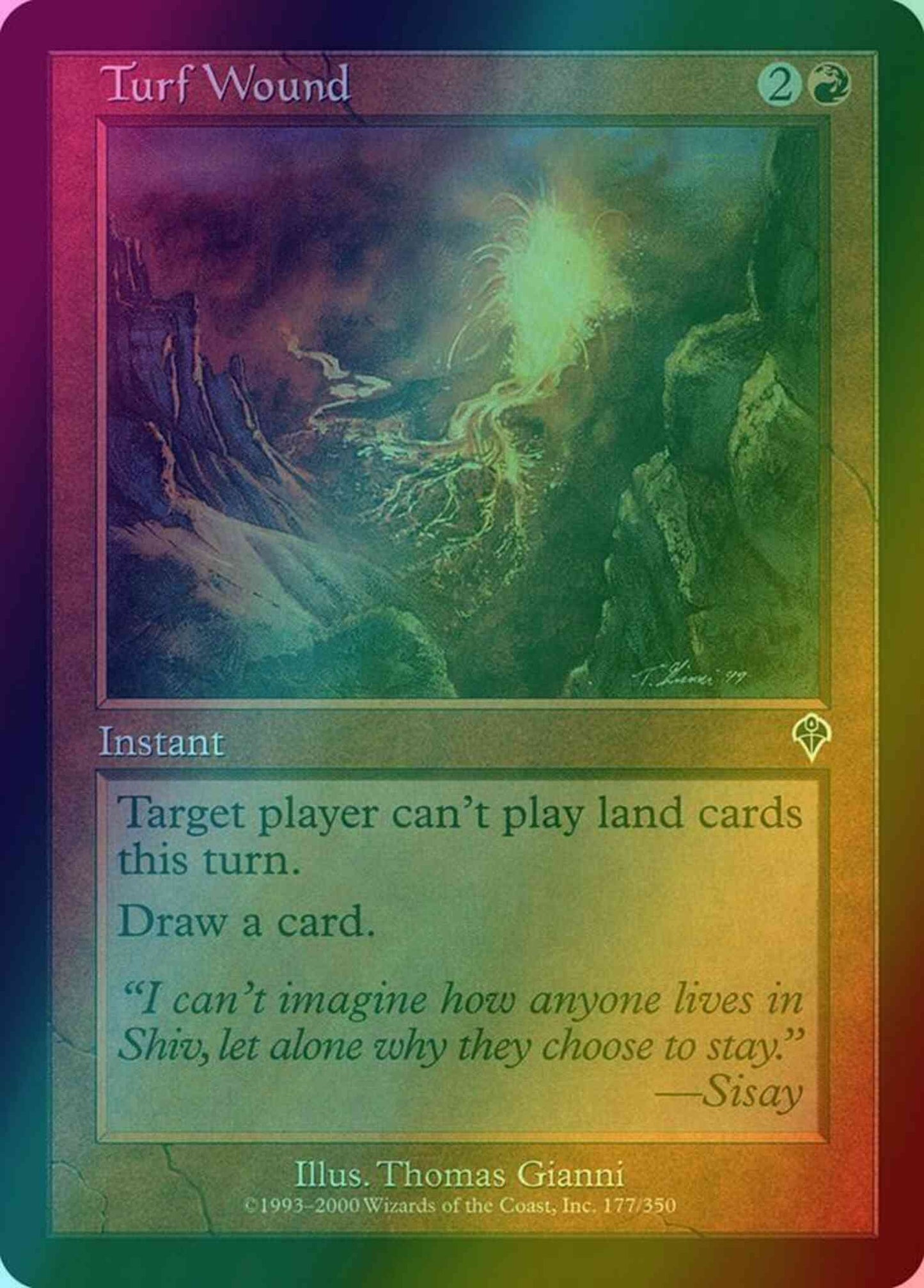 Turf Wound [177] [Invasion] [Foil]