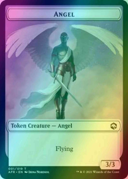 Angel Token (01) // Treasure Token (15) [Adventures in the Forgotten Realms: Tokens] [Foil]