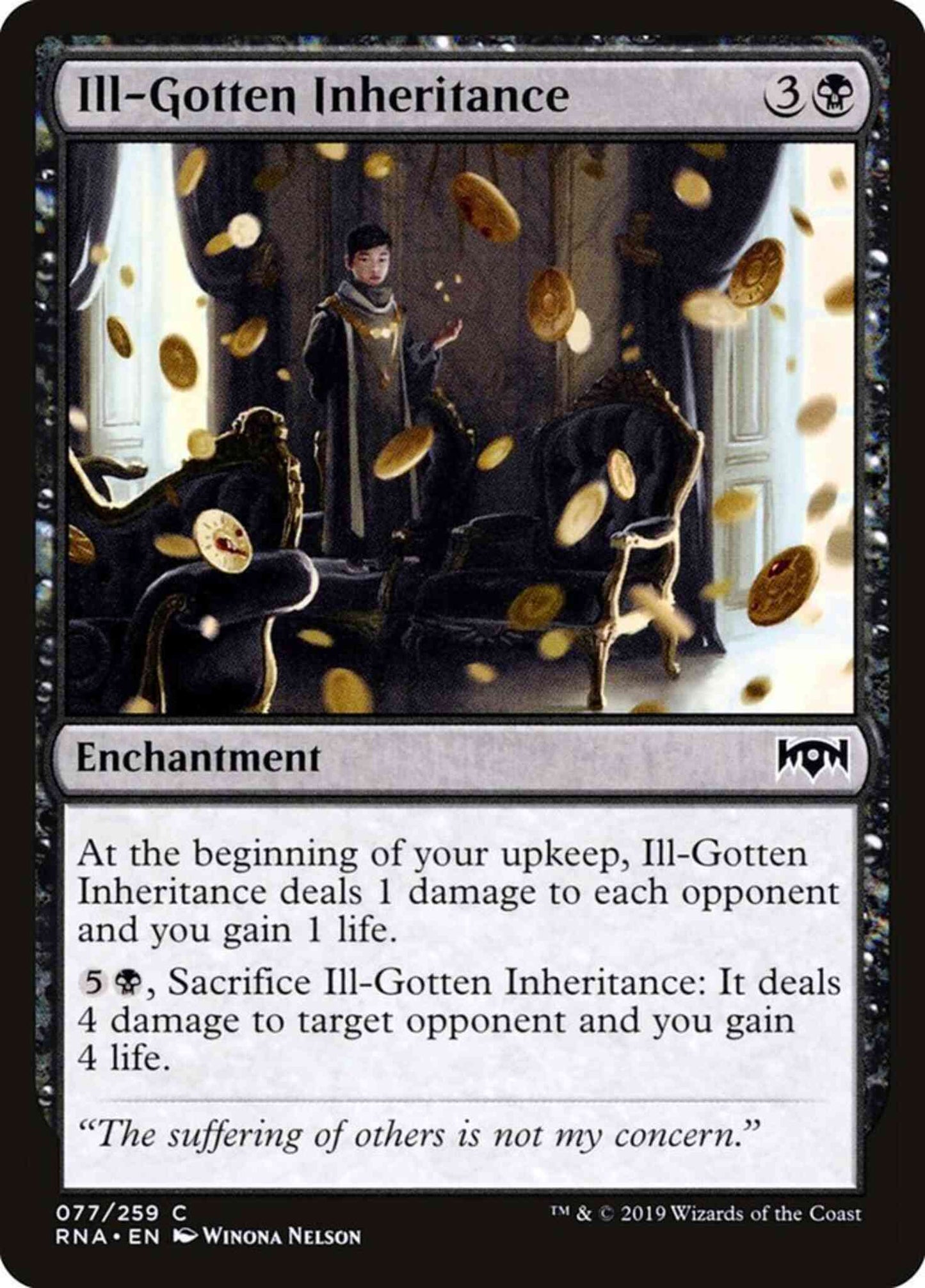 Ill-Gotten Inheritance [77] [Ravnica Allegiance] [Non-Foil]