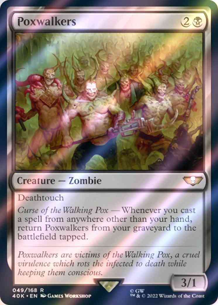 Poxwalkers [49] [Universes Beyond: Warhammer 40,000] [Surge Foil]