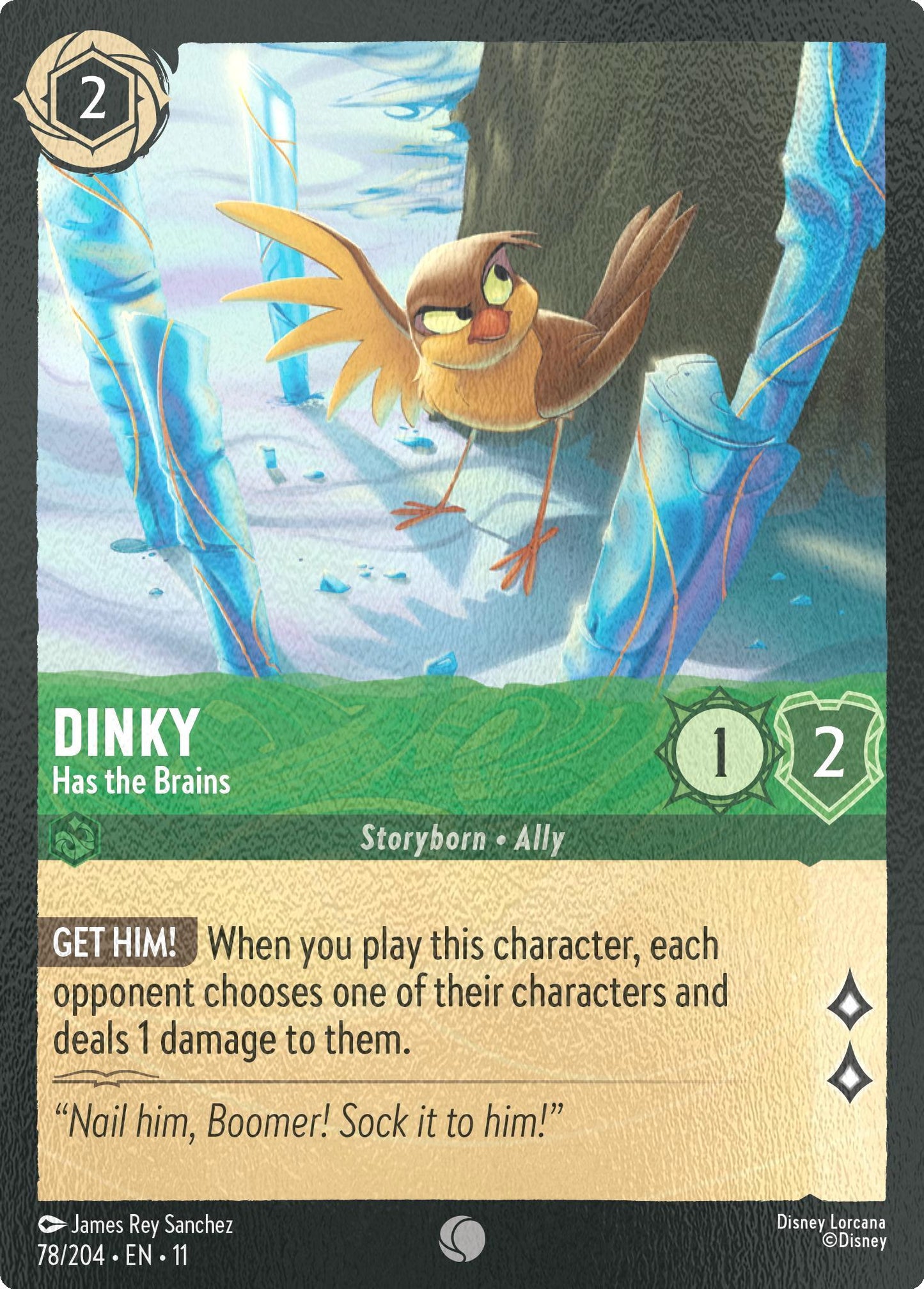 Dinky - Has the Brains - 78/204 [Winterspell] [Cold Foil]
