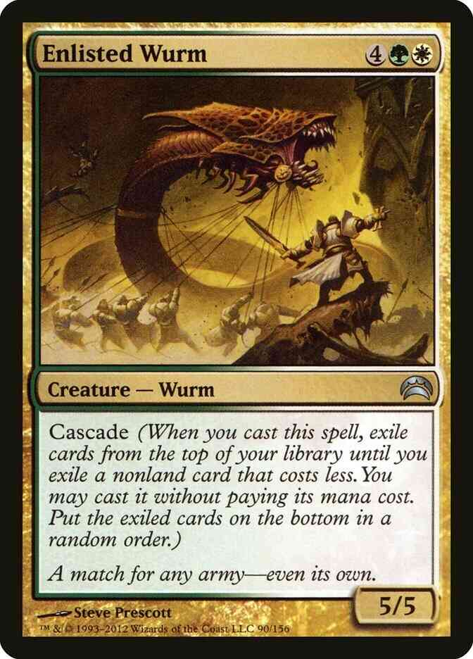 Enlisted Wurm [90] [Planechase 2012] [Non-Foil]