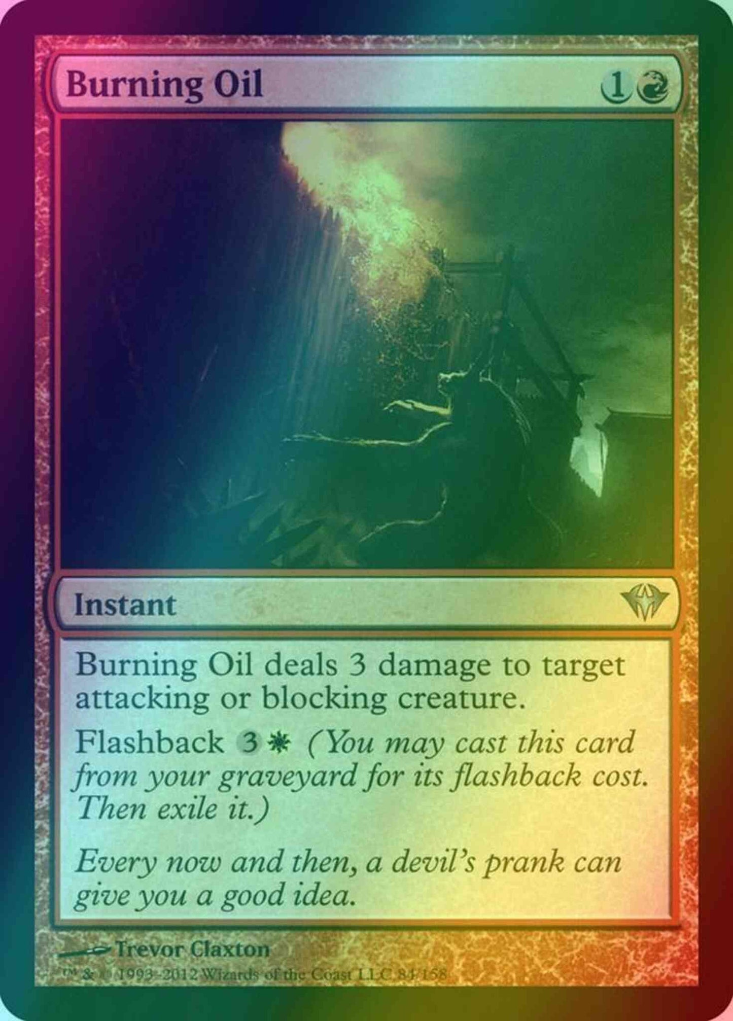 Burning Oil [84] [Dark Ascension] [Foil]