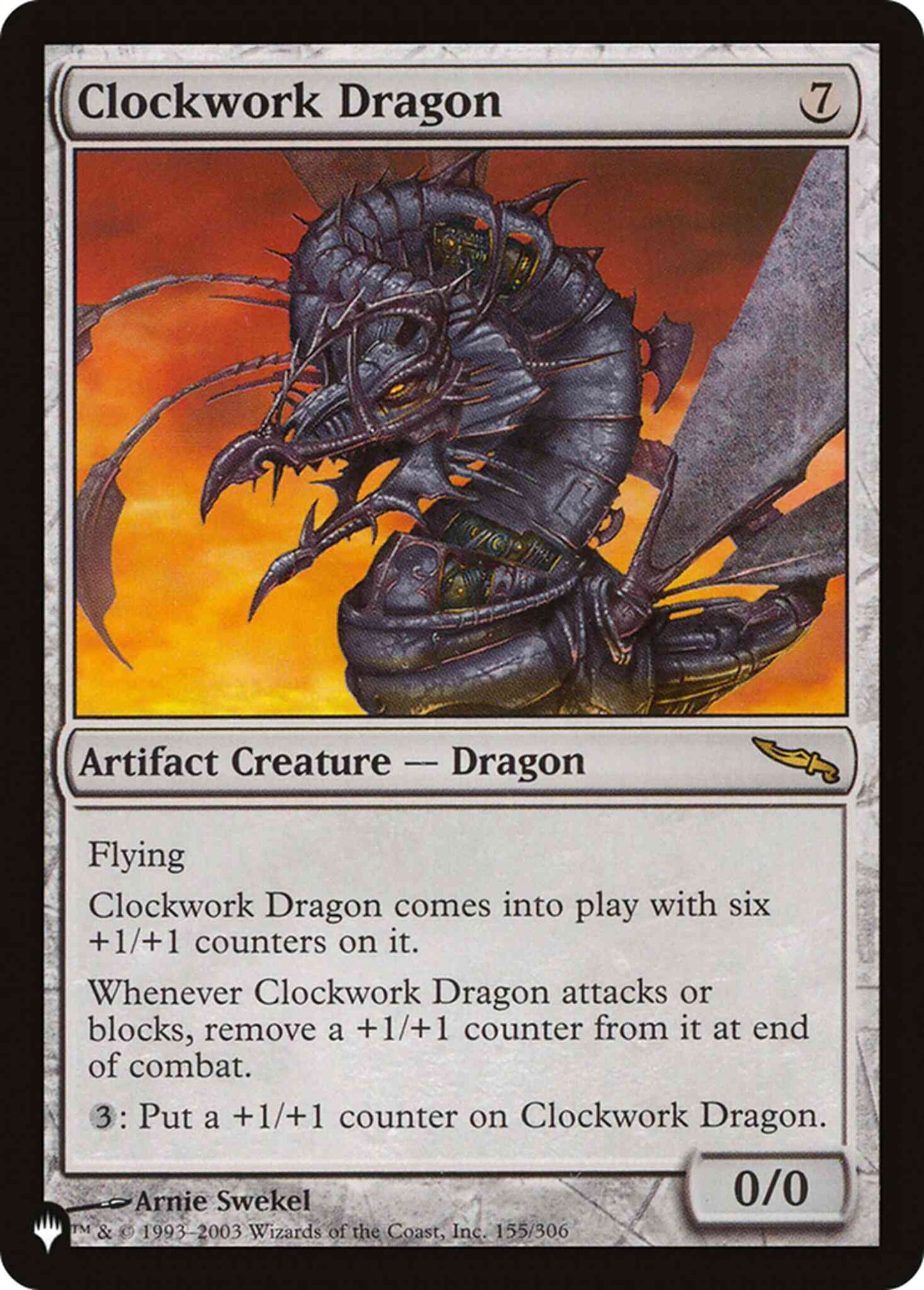 Clockwork Dragon [MRD-155] [The List] [Non-Foil]