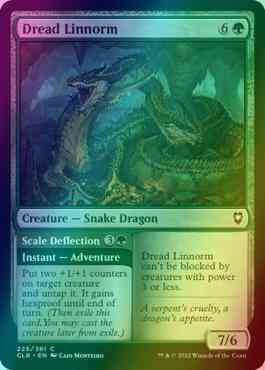 Dread Linnorm // Scale Deflection [225] [Commander Legends: Battle for Baldur's Gate] [Foil]