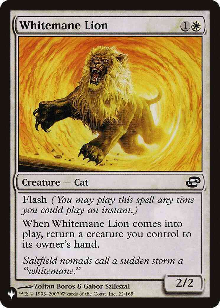 Whitemane Lion [PLC-22] [The List] [Non-Foil]
