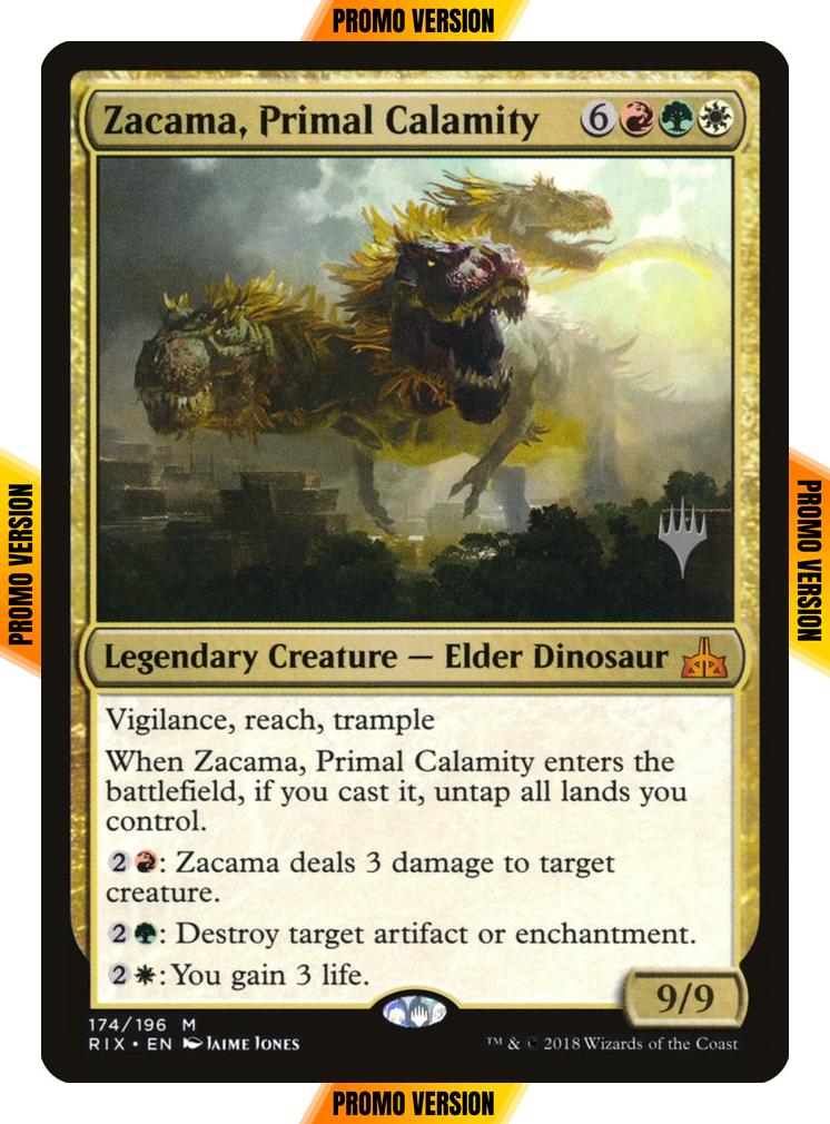Zacama, Primal Calamity [174p] [Promo Pack] [Rivals of Ixalan Promos] [Non-Foil]