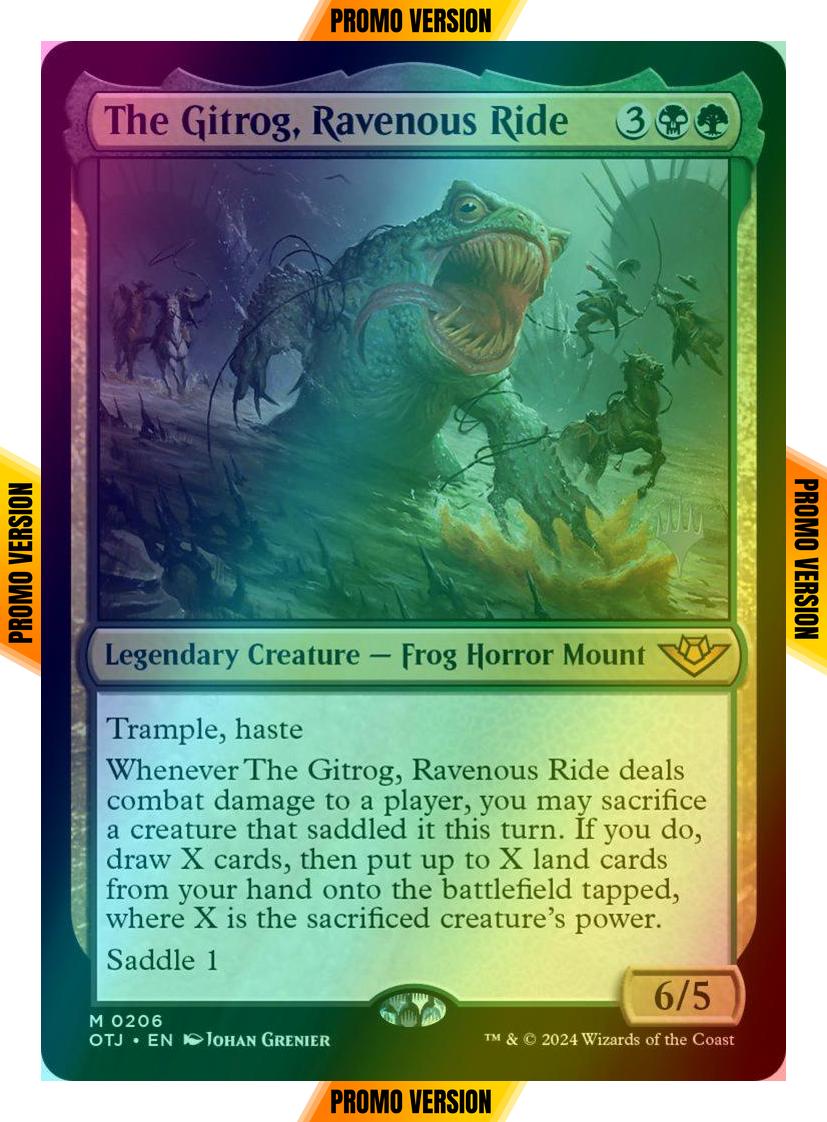The Gitrog, Ravenous Ride [206p] [Promo Pack] [Outlaws of Thunder Junction: Promos] [Foil]