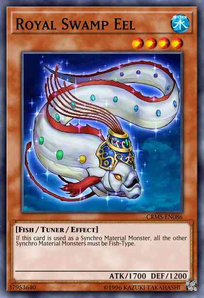 Royal Swamp Eel - CRMS-EN086 - Super Rare - Unlimited